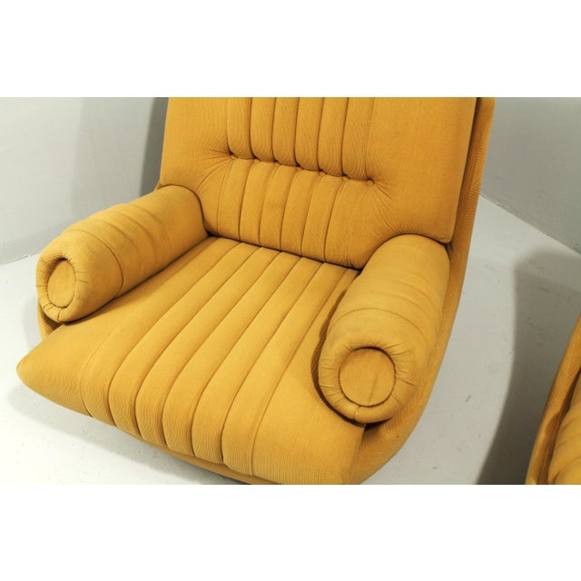 Brown Space Age No. 23 Lounge Chair from Jitona, 1970s, Set of 2 For Sale - Image 8 of 14