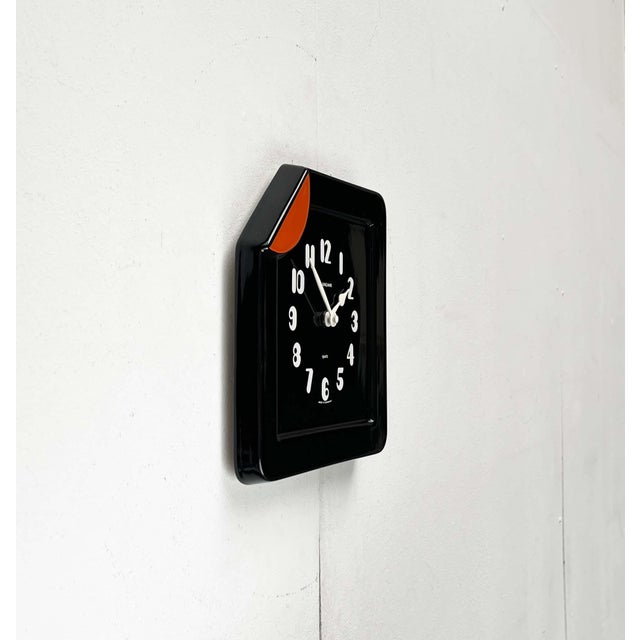 Vintage German Ceramic Wall Clock from Junghans, 1970s, in Very Good conditions. Designed 1970 to 1979 This piece has an...