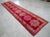 Red Kurdish Runner Rug . Hand-Knotted Herki Runner Rug for Kitchen Island Near For Sale - Image 8 of 15