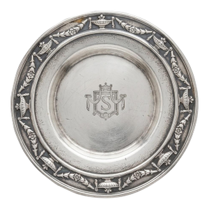Vintage Reed & Barton Hotel Silver - Small Tip Tray - Marked Statler Hotel - Collector’s Piece - Great Piece for Home Bar or Catchall - See Pics!