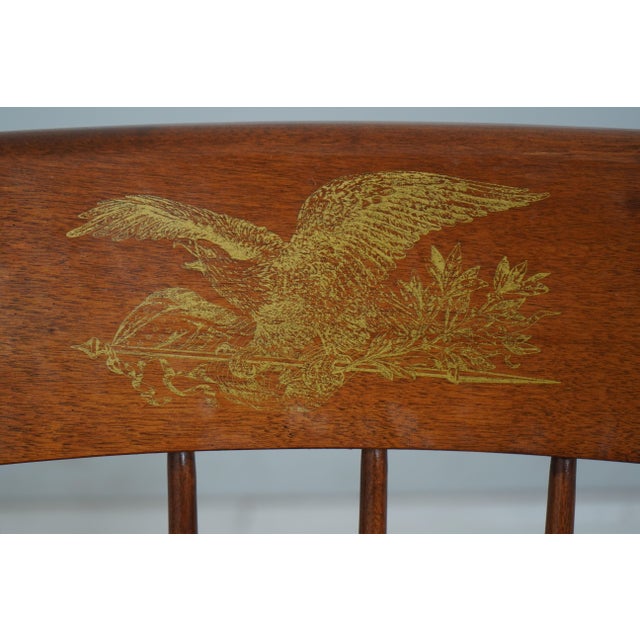 1980s Nichols & Stone Hitchcock Style Armchair For Sale - Image 5 of 12