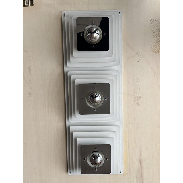 Vintage Architectural Wall Lamp, 1970 For Sale - Image 3 of 15