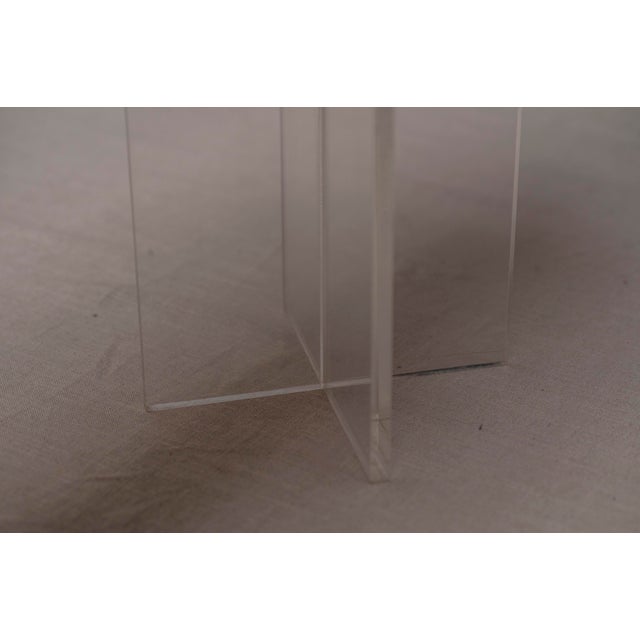 Space Age Lacquered and Acrylic Glass Console Table, 1970s For Sale - Image 6 of 18