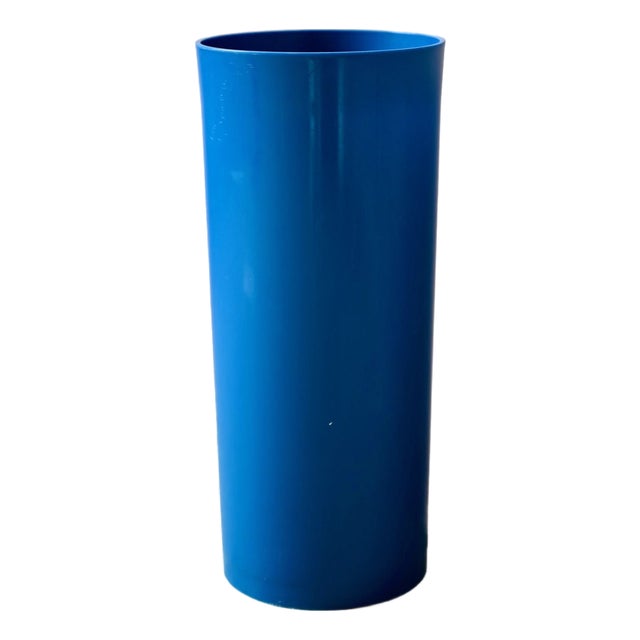Syla Umbrella Stand in Blue Plastic, 1970s For Sale