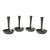 Jens Quistgaard Cast Iron Candle Holders for Dansk, Set of 4 For Sale