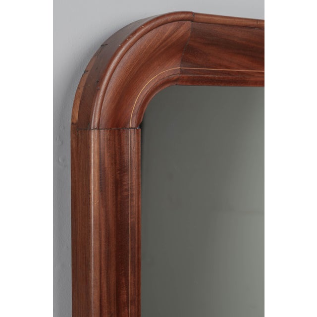 French French Louis Philippe Style Mahogany Mirror For Sale - Image 3 of 9