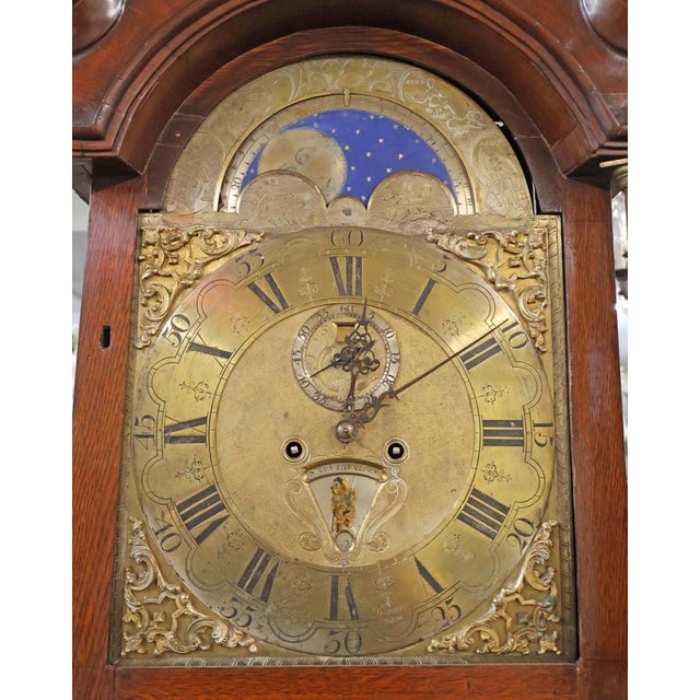 Klaas Troost 18th Century Dutch Burl Walnut Tall Case Grandfather Clock For Sale - Image 13 of 18