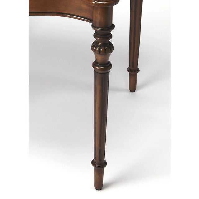 Traditional Eastwick Game Table, Medium Brown For Sale - Image 3 of 4
