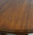 1990s Councill Round Walnut Regency Style Center Table For Sale - Image 5 of 15