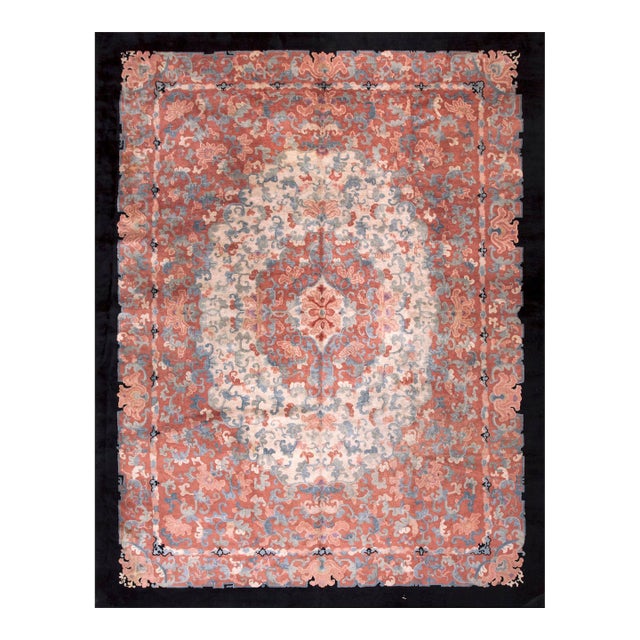 Antique Chinese Art Deco Rug For Sale