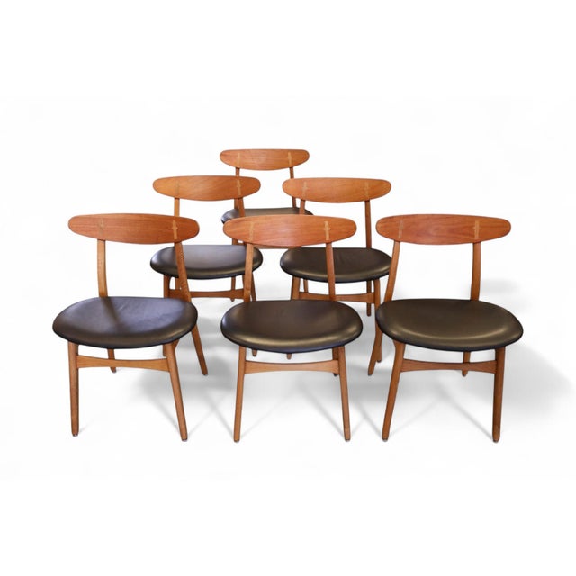 Model CH30 Chair in Teak and Oak by Hans J. Wegner for Carl Hansen & Søn, 1950s For Sale - Image 13 of 13