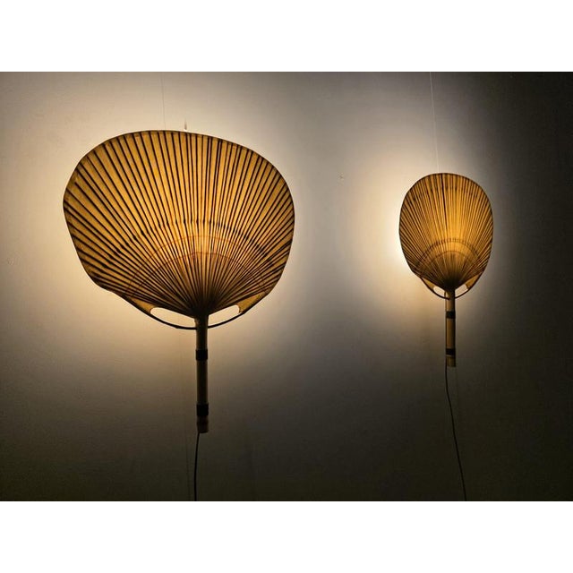 Uchiwa Wall Lights by Ingo Maurer for M Design, Germany, 1970s, Set of 2 For Sale - Image 10 of 10