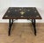 1930s Spanish Baroque Style Side Table with Floral Marquetry Top and Ebonized Base For Sale - Image 11 of 13