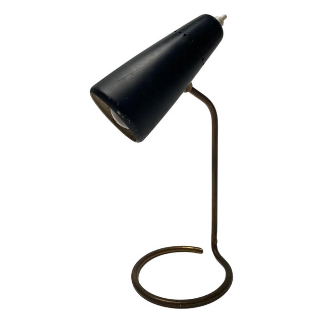 Italian Table Lamp in Brass and Metal from Stilnovo, 1950s For Sale