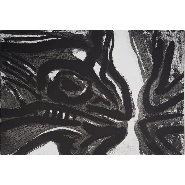 Bengt Lindstrom, Reptilian Character, Original Signed Engraving For Sale - Image 3 of 7