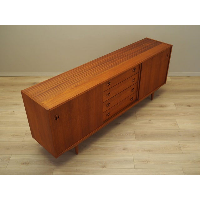 Orange Danidsh Teak Sideboard, 1970s For Sale - Image 8 of 18