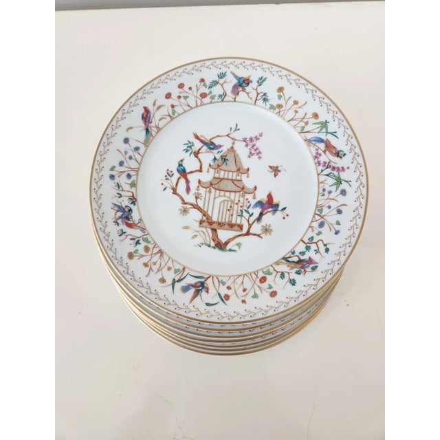 Tiffany and Co. 1990s Tiffany & Co. Audubon Dessert Accent Plates- Set of 8 For Sale - Image 4 of 11