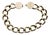 Chanel Gold CC Camellia Pink Button Chain Bracelet For Sale