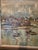 Blue Mid Century Modern Harbor Scene in Norfolk by f.j. Dempsey For Sale - Image 8 of 8