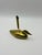 A charming vintage solid brass duck desk accessory featuring a sculptural duck form with an integrated pen holder....