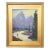 Silvio Silvestri, Listed Artist (1948-2018) Yosemite Valley California Fly-Fishing Landscape Painting W/ Ornate Antiqued Gold Frame For Sale