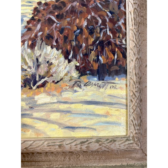 Vintage Plein Air California Desert Landscape Painting by Robert Arnett For Sale In Los Angeles - Image 6 of 12