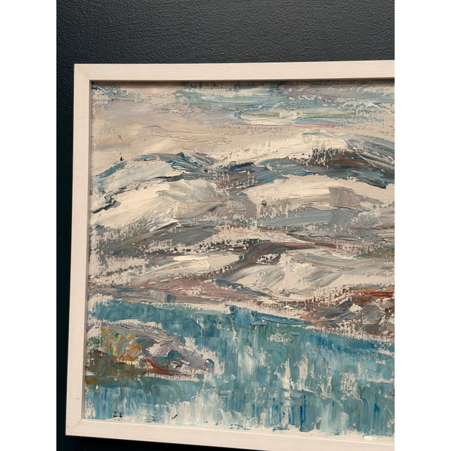 Erik Lo, Landscape, 1960s, Oil on Canvas, Framed For Sale - Image 9 of 18
