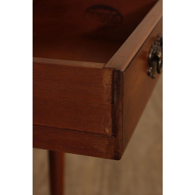 Biggs Queen Anne Style Mahogany Drop Leaf Side Table For Sale In Philadelphia - Image 6 of 12