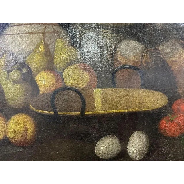 Spanish School Artist, Still Life, 17th Century, Oil on Canvas, Framed For Sale - Image 5 of 9