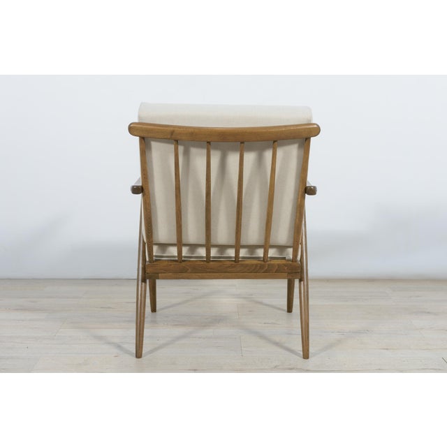 1960s Mid-Century Czechoslovak Armchair from Ton, 1960s For Sale - Image 5 of 14