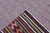 1970s Rustic Style Stripe Design Hand Knotted Oushak Kilim Rug For Sale - Image 4 of 12