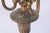 Metal Vintage Marble & Brass 3 Light Table Bouillotte Lamp For Sale - Image 7 of 16