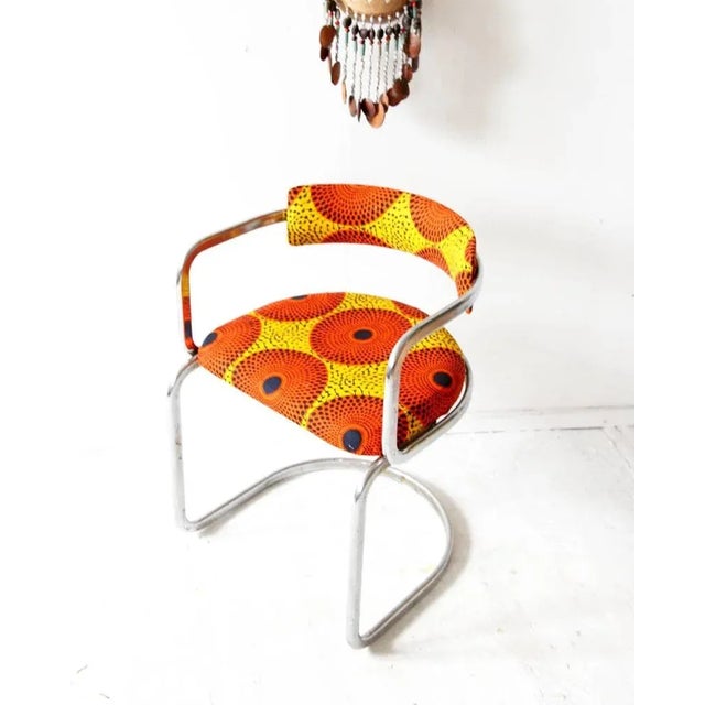 Tubular Steel Lounge Chair, 1970s For Sale - Image 4 of 4