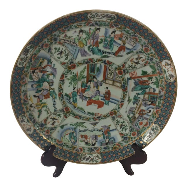 19th Century Mandarin Platter For Sale