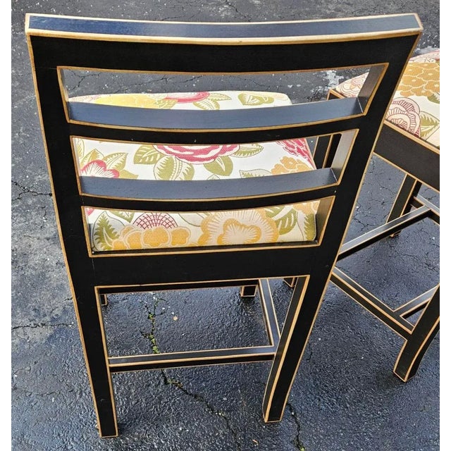 Wood Hickory Chair Counter Height Stools- Set of 2 For Sale - Image 7 of 10