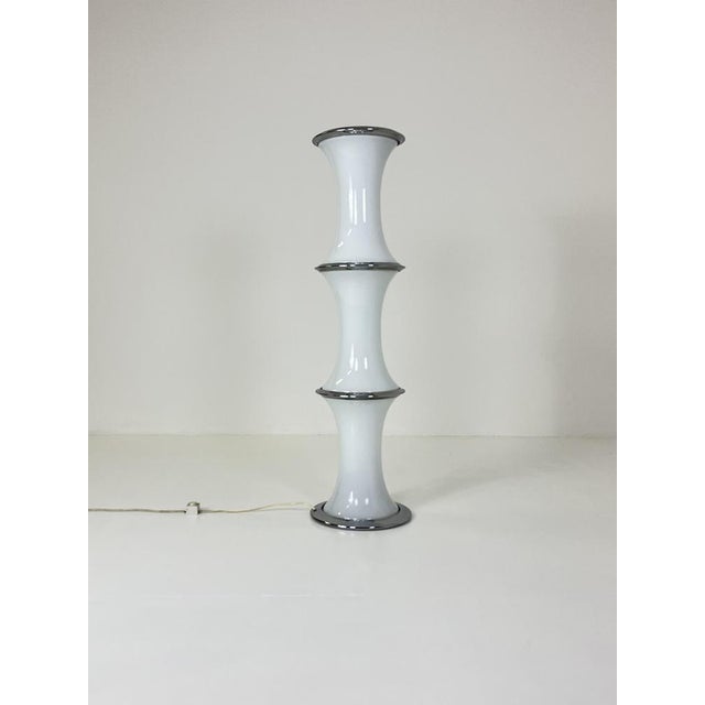 Bamboo Floor Lamp by Enrico Tronconi for Vistosi, 1970 For Sale - Image 9 of 9