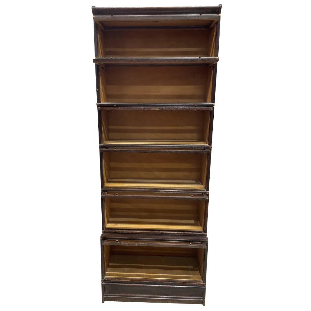 Union Modular Book Display Cabinet by Heinrich Zeiss, 1890s, Set of 6 ...