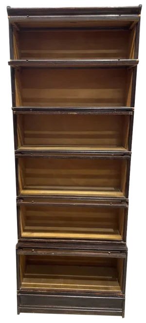 Union Modular Book Display Cabinet by Heinrich Zeiss, 1890s, Set of 6