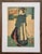 Set of 2 Edo Era (Ca 1850s) Japanese Woodblock Prints of Bijin-Ga / Geisha – Newly Framed For Sale - Image 4 of 6
