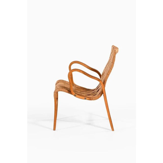 Elias Svedberg Easy Chair by Ferdinand Lundquist attributed to Elias Svedberg, 1940s For Sale - Image 4 of 8
