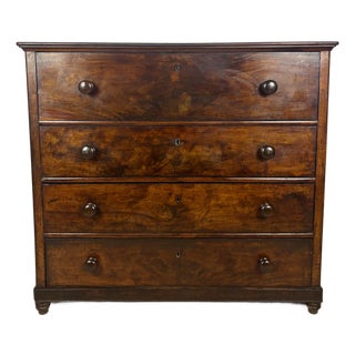 19th Century Spanish Colonial Walnut Secretary Chest With Fall Front Desk For Sale