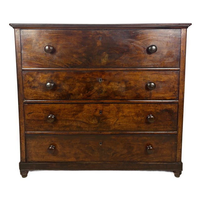 19th Century Spanish Colonial Walnut Secretary Chest With Fall Front Desk For Sale