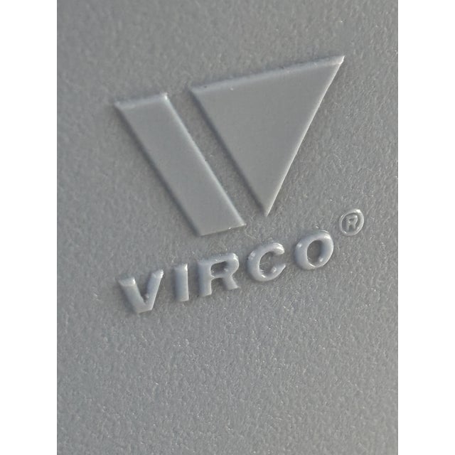 Herman Miller 1 Vintage Herman Miller Style Chair by Virco … in Desirable … Blue …Designed by Richard Holbrook For Sale - Image 4 of 12