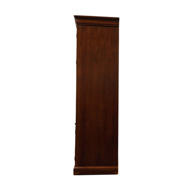 Harden Furniture Solid Cherry Traditional Style 45" Media Armoire / Wall Unit For Sale - Image 10 of 10