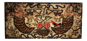19th Century Cut Lace Hook Textile Wall Art on Linen