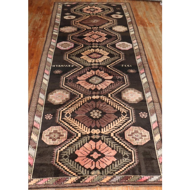 20th Century Zabihi Collection Turkish Kars Anatolian Corridor Rug - 6'3" x 17' For Sale - Image 9 of 10