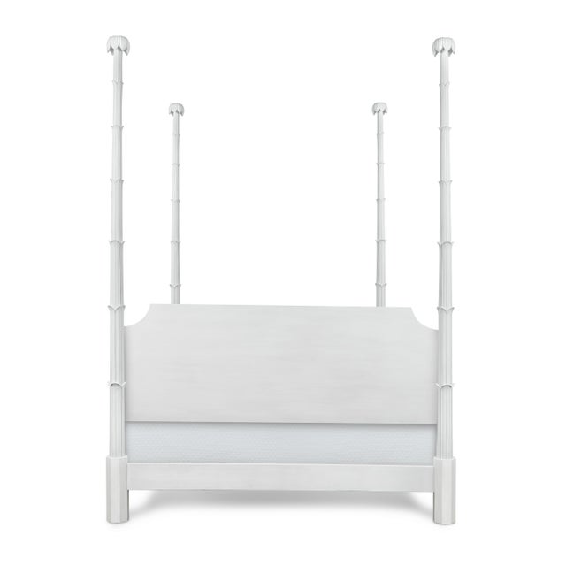 Bunny Williams Home Bunny Williams Home Carved Keller Bed, King For Sale - Image 4 of 7