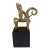 Vintage African Dogon Bronze Horseman Gold Weight Mali 5.25" H on Stand For Sale