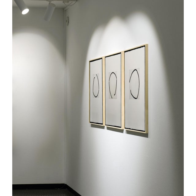 Pierre Muckensturm Contemporary Abstract Engravings Printed on Deckle-Edged BFK Rives Paper "162r13061 1-2-3" by Pierre Muckensturm For Sale - Image 4 of 7