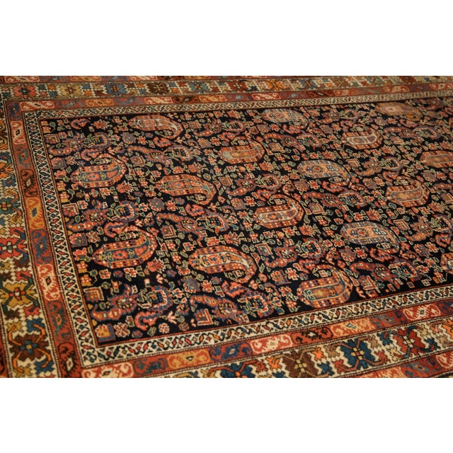 Antique Hamadan Rug - 4'6" x 6'9" For Sale - Image 10 of 12